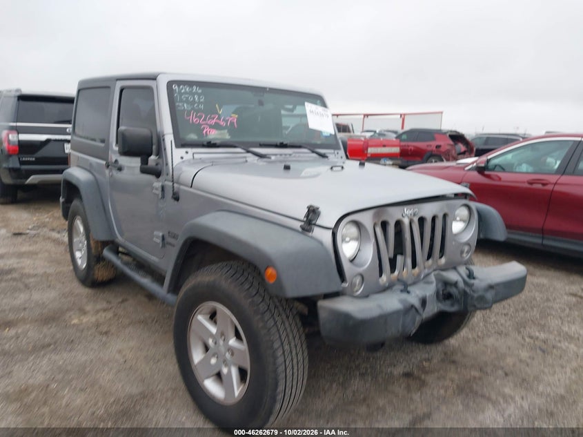 Vin: 1c4ajwag4gl157569, lot: 46762748, jeep wrangler sport 2016 img_1