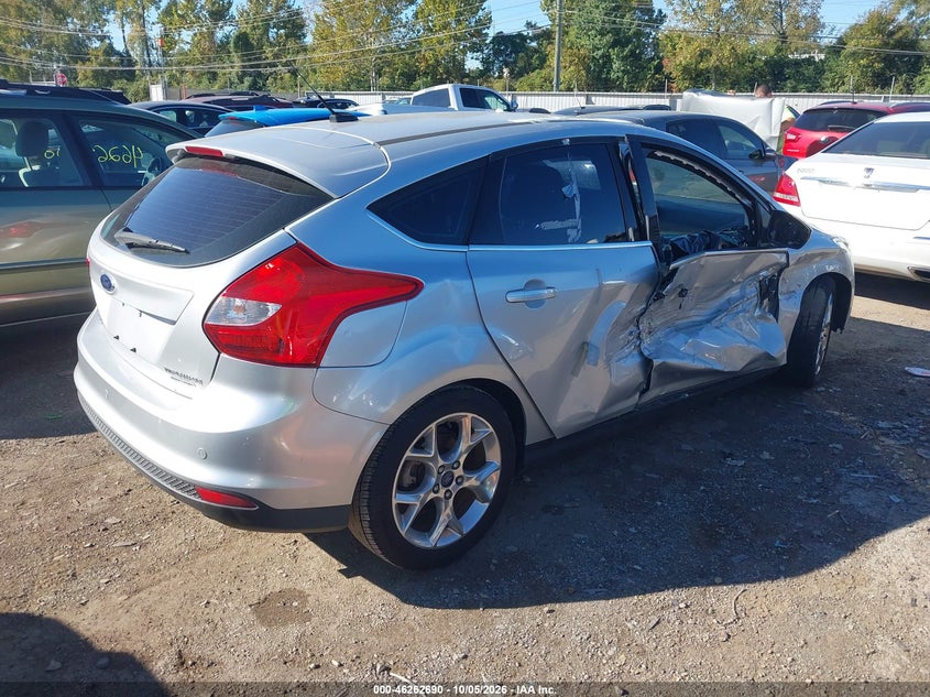 Vin: 1fadp3n23el275592, lot: 46762759, ford focus titanium 20144