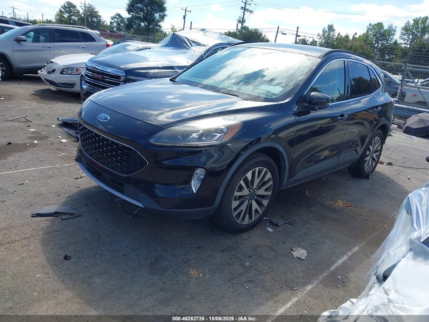 Vin: 1fmcu9j92lub15050, lot: 46762795, ford escape titanium 20202