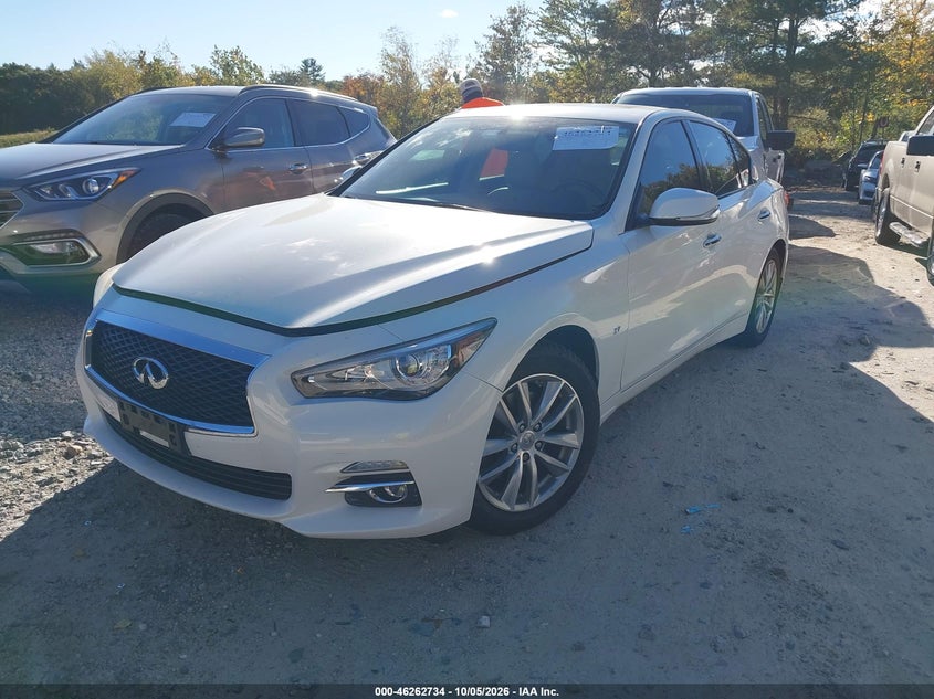 Vin: jn1bv7ar9em706449, lot: 46762803, infiniti q50 premium 20142
