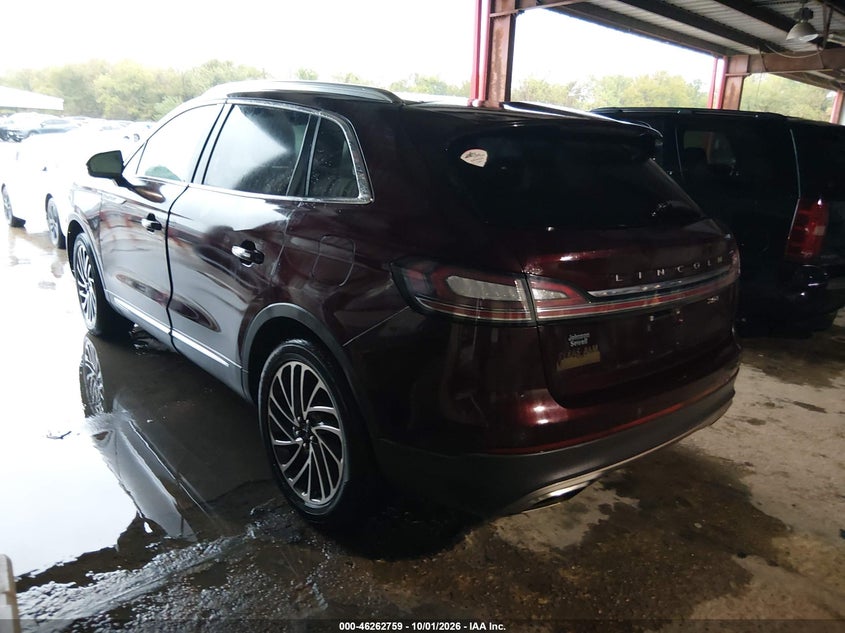 LINCOLN NAUTILUS 2019 VIN 2LMPJ6L93KBL17538