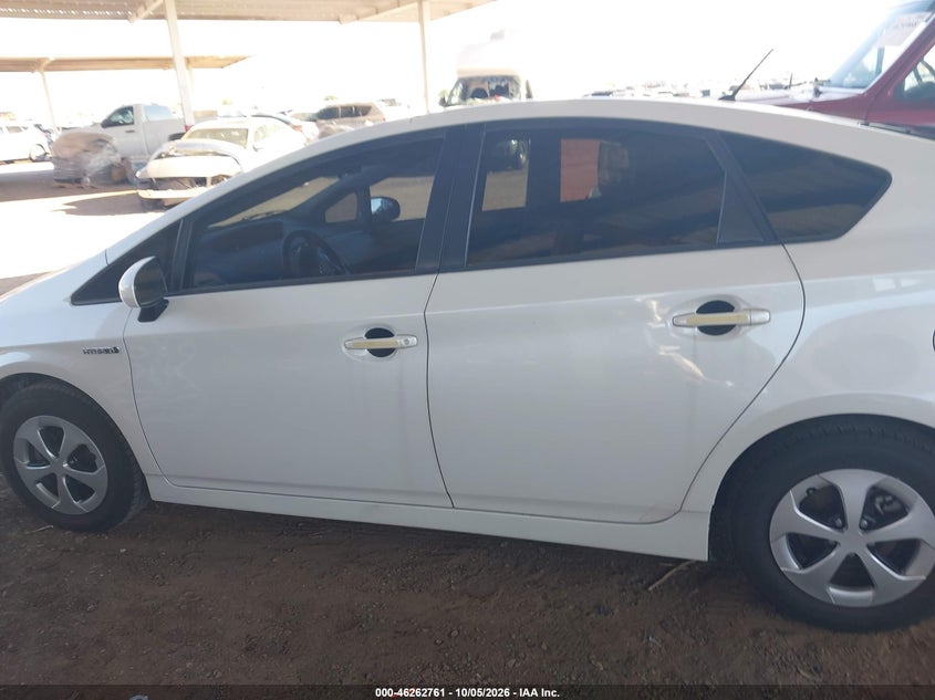 TOYOTA PRIUS 2013 VIN JTDKN3DU5D5678213