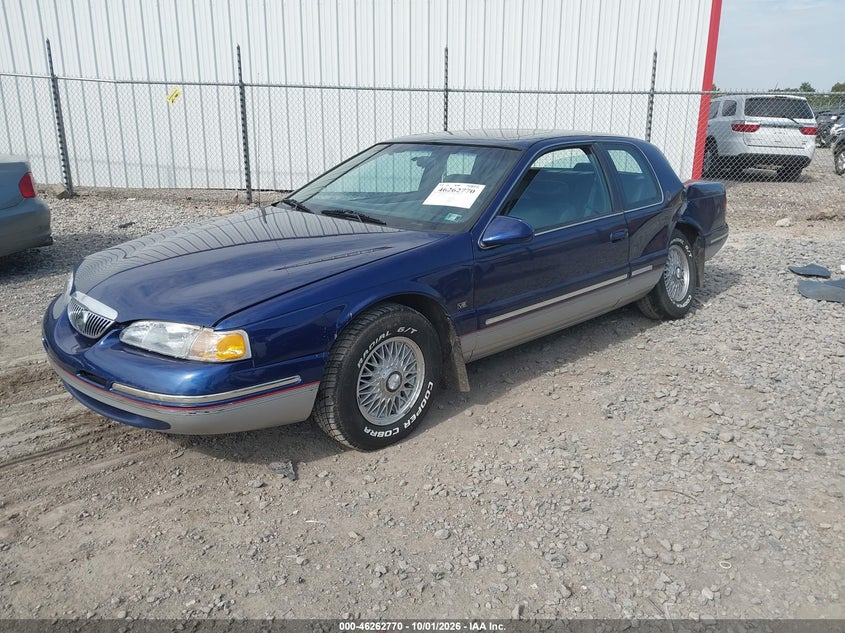1996 Mercury Cougar Xr7, Left Side, IAAI, VIN 1MELM62W7TH624114 — photo 2
