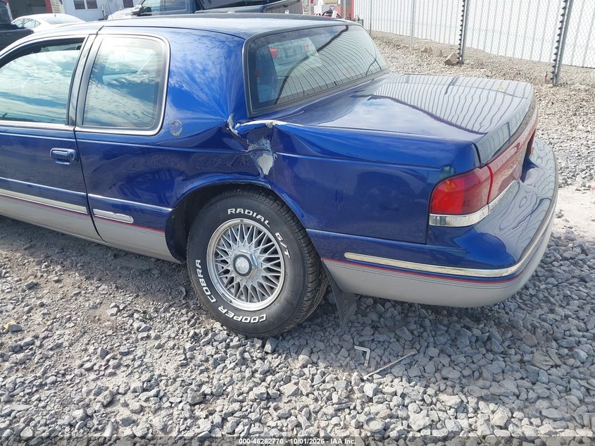 MERCURY COUGAR 1996 VIN 1MELM62W7TH624114