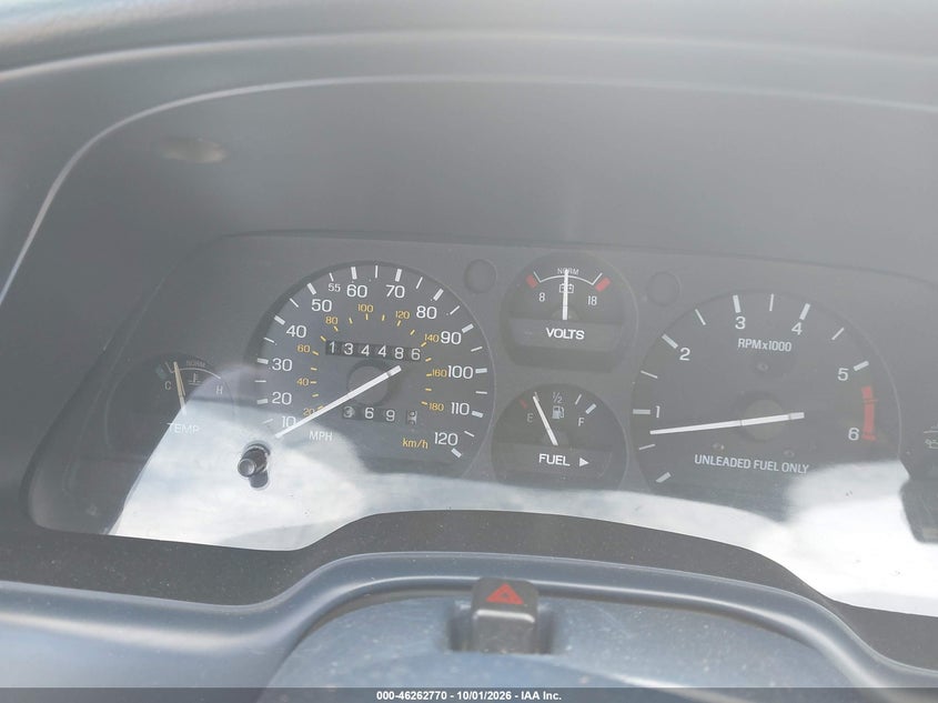 MERCURY COUGAR 1996 VIN 1MELM62W7TH624114