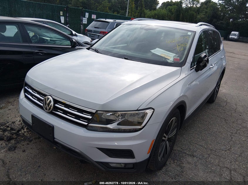 2018 Volkswagen Tiguan 2.0T Se/2.0T Sel, Normal Wear & Tear, IAAI, VIN 3VV2B7AX7JM196350 — photo 2