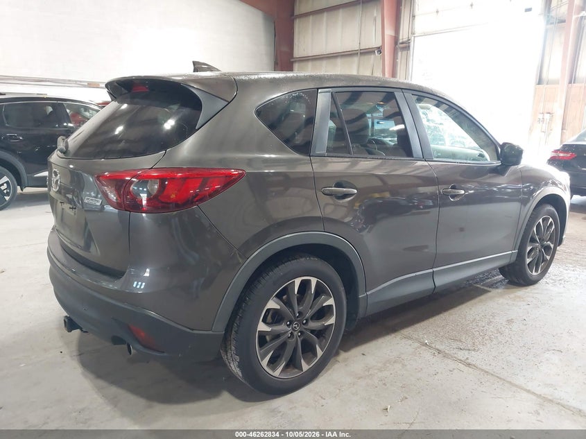 Vin: jm3ke4dy0g0890583, lot: 46762903, mazda cx-5 grand touring 20164