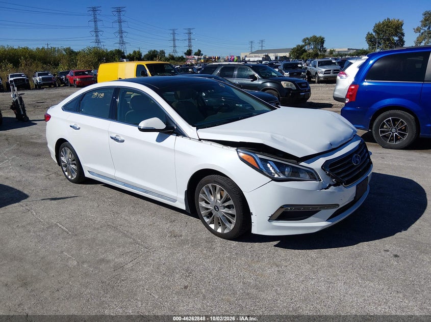 Vin: 5npe34af6fh243685, lot: 46762917, hyundai sonata limited 20151