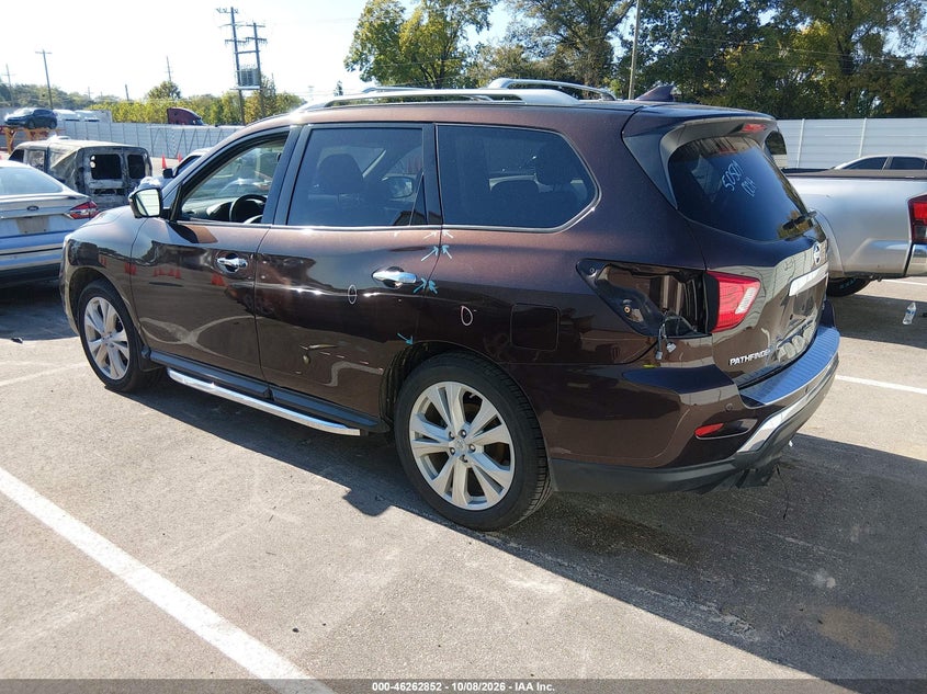 Vin: 5n1dr2mm4kc583900, lot: 46762921, nissan pathfinder sl 20193