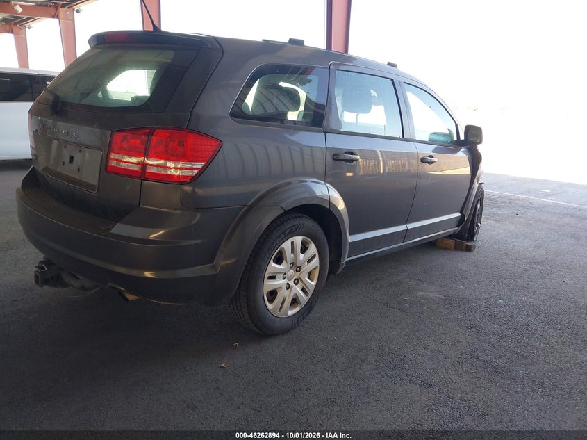 Vin: 3c4pdcab9et256961, lot: 46762963, dodge journey american value pkg 20144