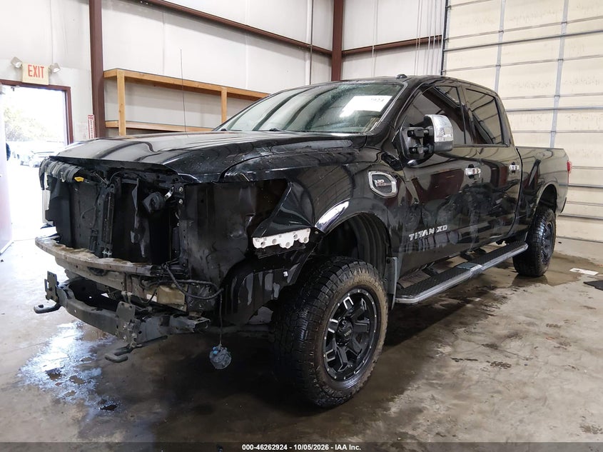 Vin: 1n6aa1f48hn501313, lot: 46762993, nissan titan xd sl gas 20172