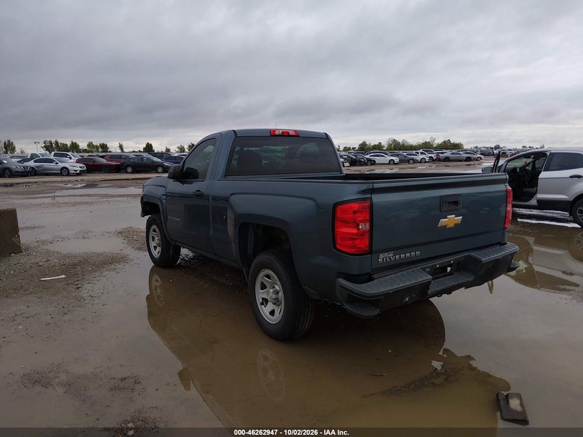 Vin: 1gcncpeh1ez235255, lot: 46763016, chevrolet silverado 1500 work truck 1wt 20143