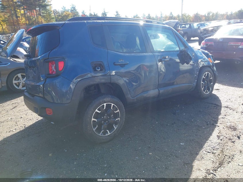 Vin: zacnjdb16ppp61407, lot: 46763025, jeep renegade upland 4x4 20234