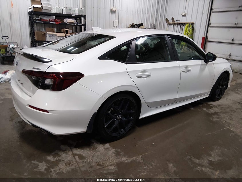 Vin: 2hgfe2f55sh516283, lot: 46763035, honda civic sport 20254