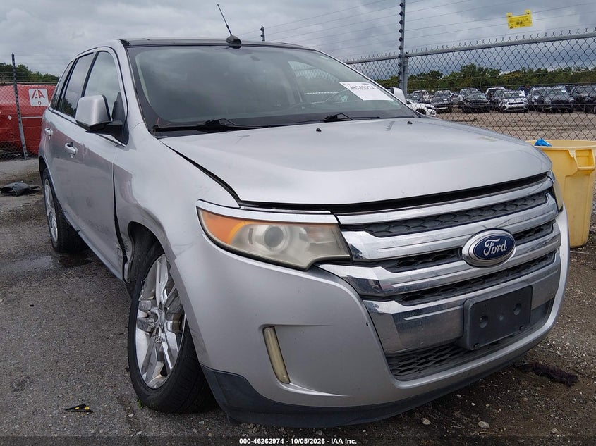 Vin: 2fmdk3kc9bba33936, lot: 46763043, ford edge limited 20111