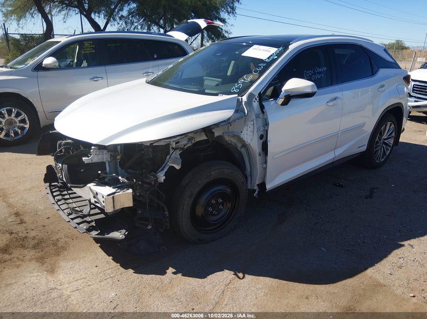 LEXUS RX 450H 2022 VIN 2T2JGMDA7NC080433