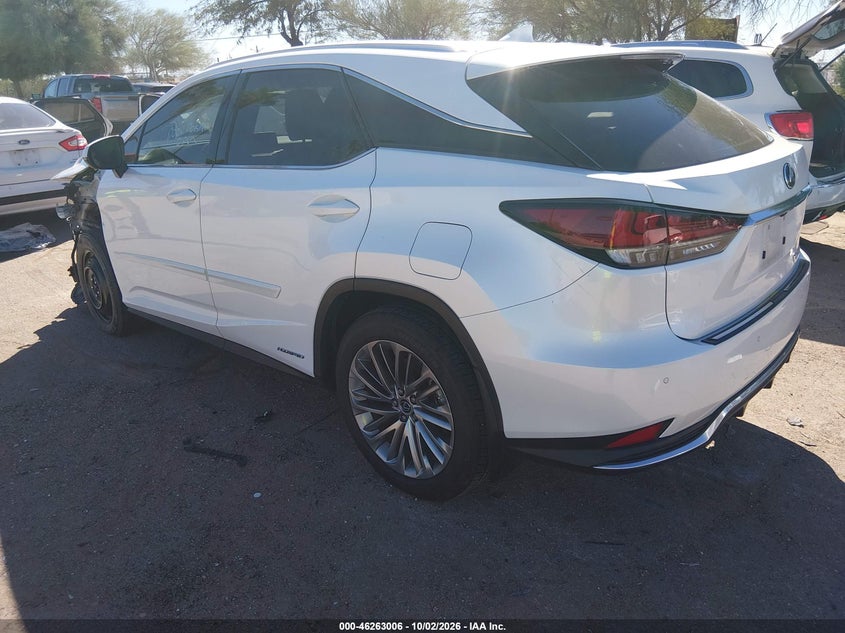 LEXUS RX 450H 2022 VIN 2T2JGMDA7NC080433