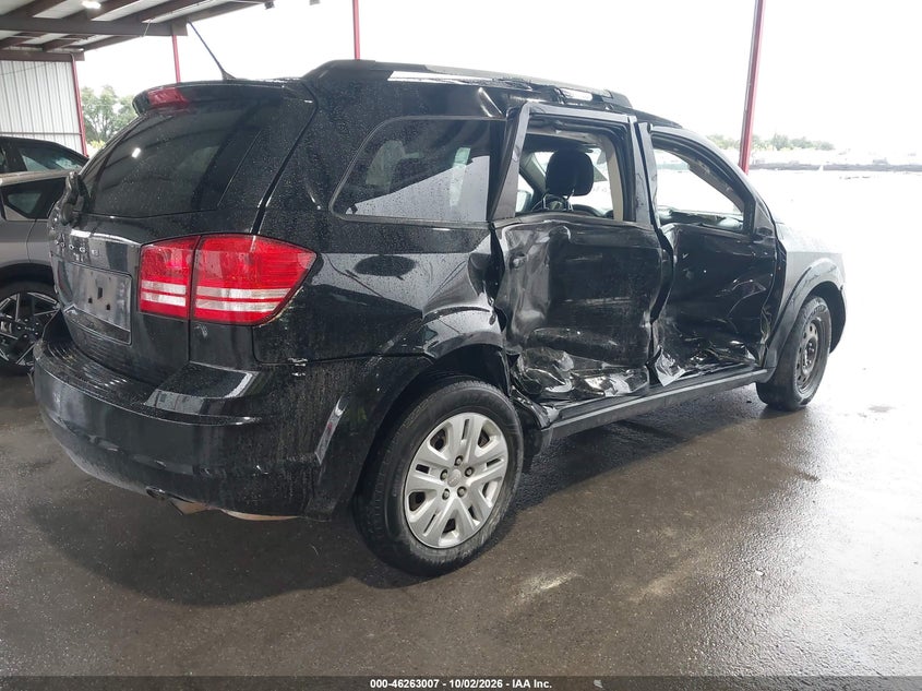Vin: 3c4pdcab4jt382073, lot: 46763076, dodge journey se 20184