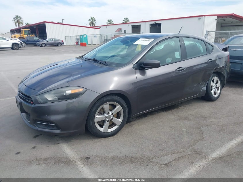 Vin: 1c3cdfbb7gd732958, lot: 46763109, dodge dart sxt 20162