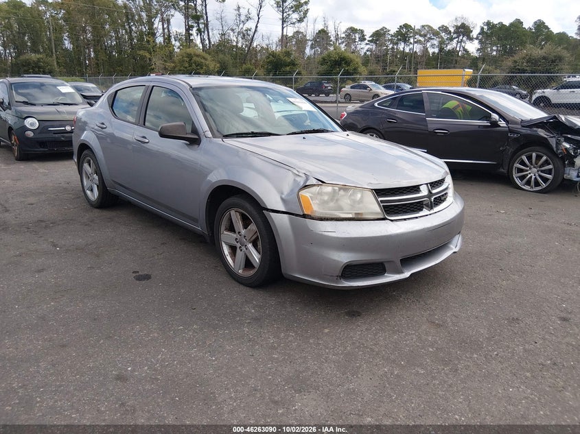 Vin: 1c3cdzab4dn566584, lot: 46763159, dodge avenger se 20131