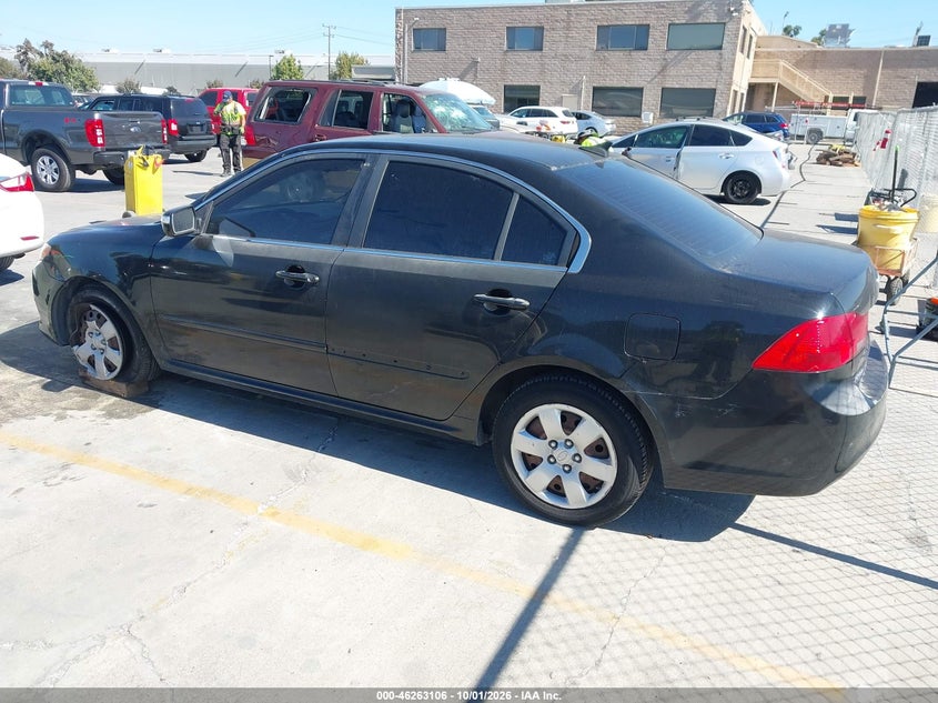 Vin: knagg4a84a5389247, lot: 46763175, kia optima lx 20103