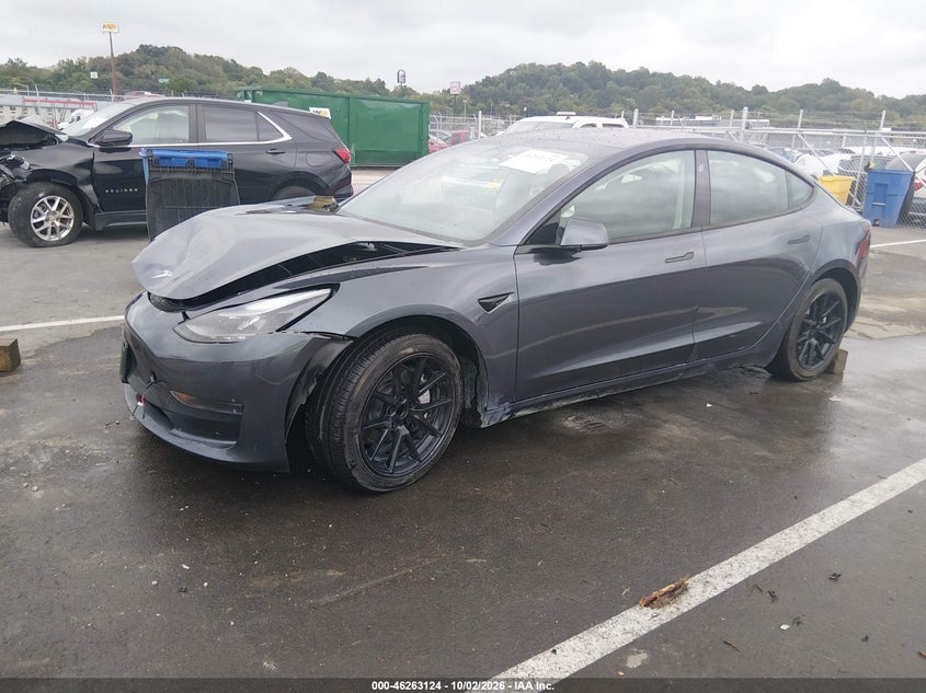 Vin: 5yj3e1ea4pf588518, lot: 46763193, tesla model 3 rear-wheel drive 20232
