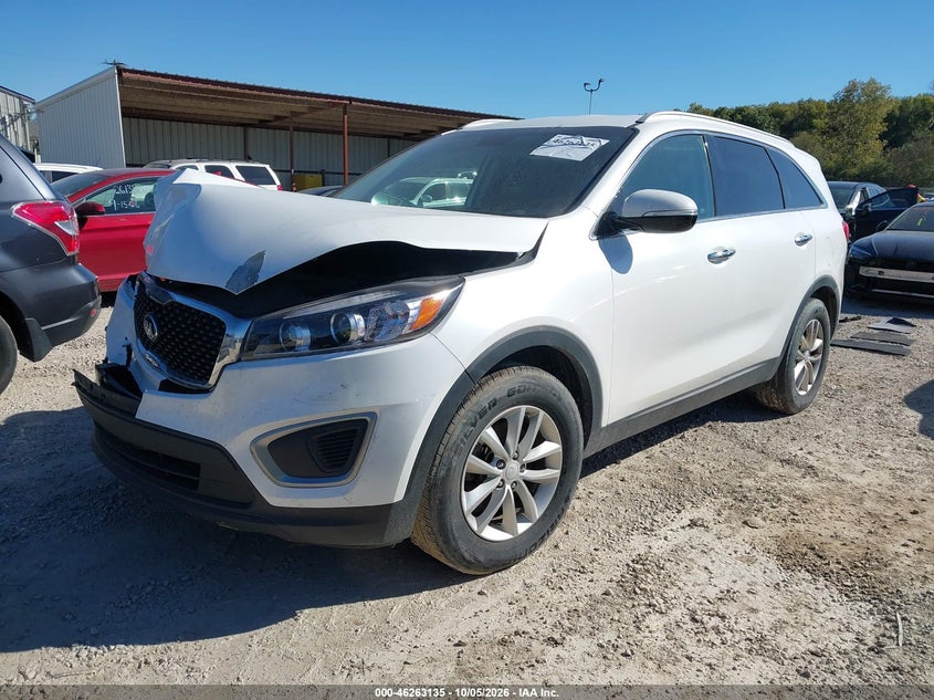 Vin: 5xypg4a36gg168935, lot: 46763204, kia sorento 2.4l lx 20162