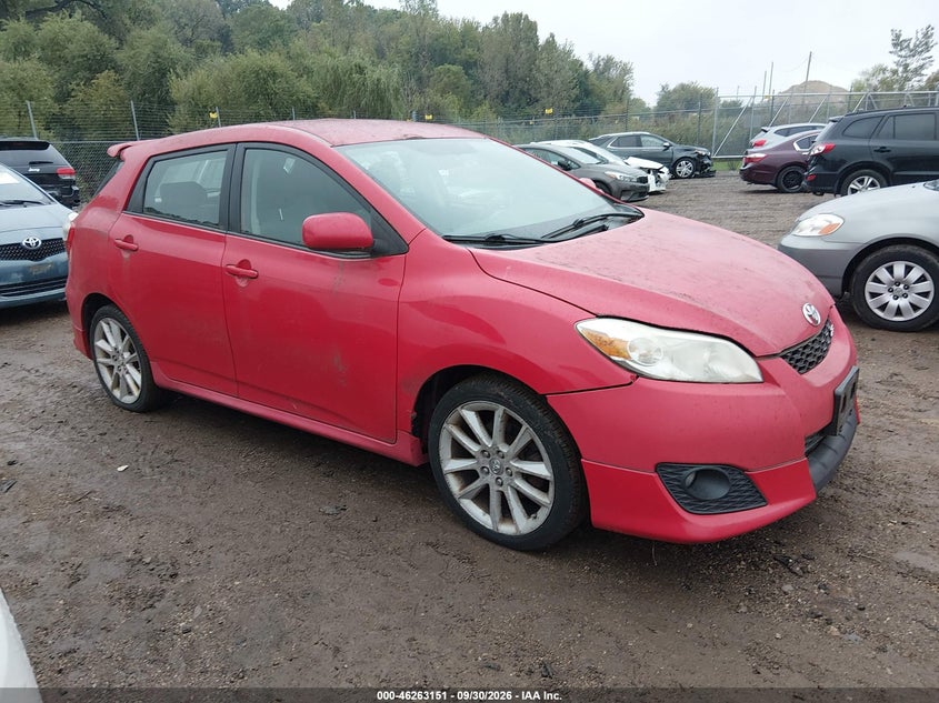 TOYOTA MATRIX 2009 VIN 2T1GE40E69C002597