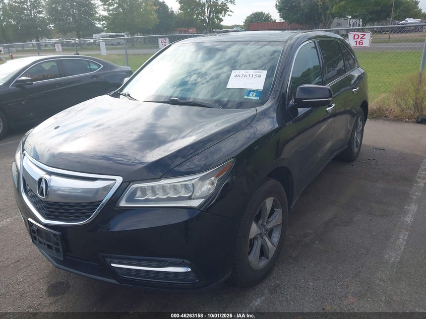 Vin: 5fryd4h27fb013955, lot: 46763227, acura mdx 20152