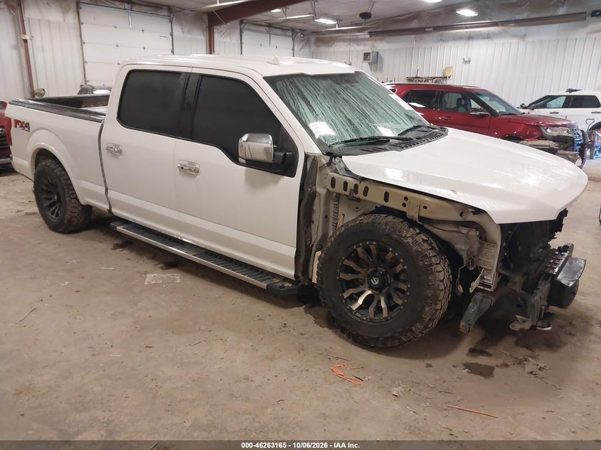 Vin: 1ftfw1eg6jkc72756, lot: 46763234, ford f-150 lariat 20181