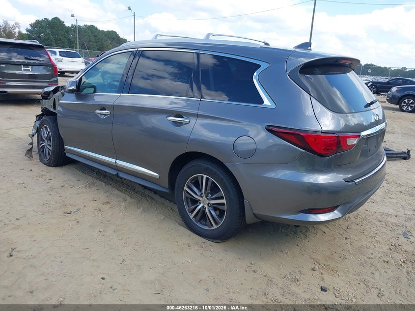 Vin: 5n1dl0mm1hc544731, lot: 46763285, infiniti qx60 20173