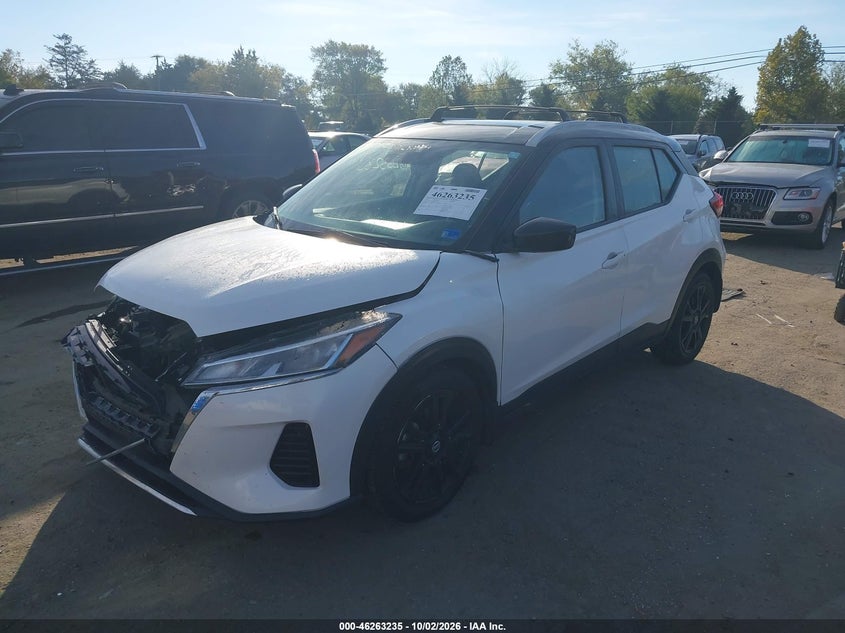 Vin: 3n1cp5cv5ml531459, lot: 46763304, nissan kicks sv xtronic cvt 20212