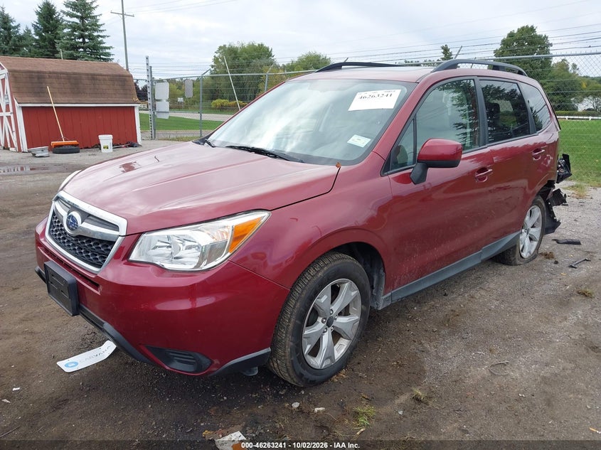 Vin: jf2sjadc8fh801433, lot: 46763310, subaru forester 2.5i premium 20152