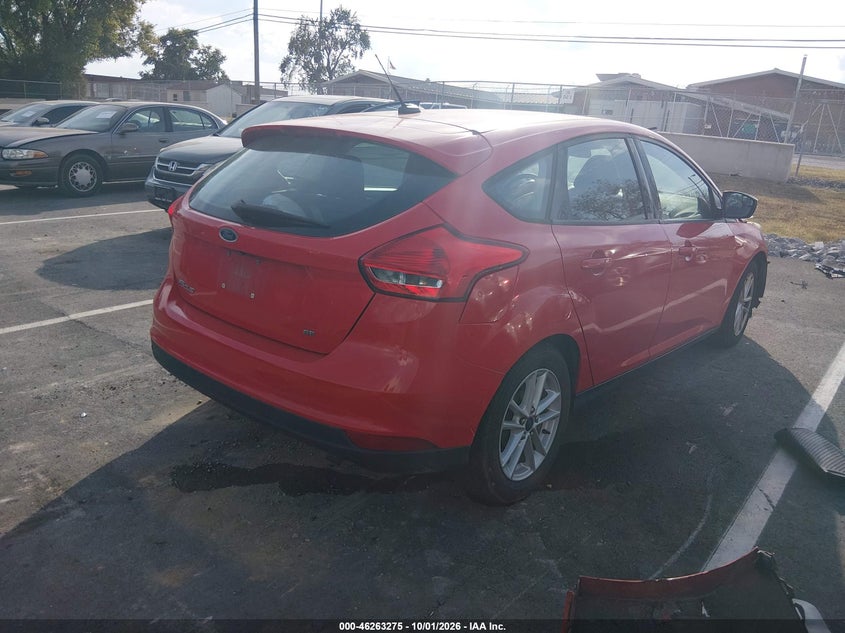 Vin: 1fadp3k2xfl302311, lot: 46763344, ford focus se 20154