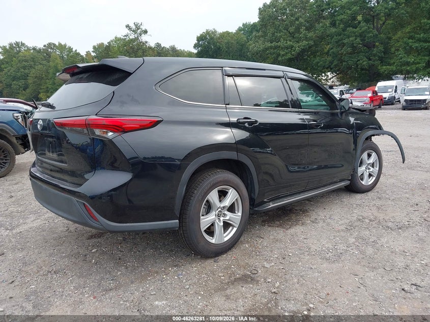 Vin: 5tdczrah8ns539613, lot: 46763350, toyota highlander l 20224