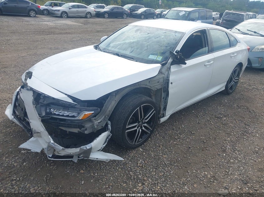2020 Honda Accord Lx, Front End, IAAI, VIN 1HGCV1F19LA111540 — photo 2