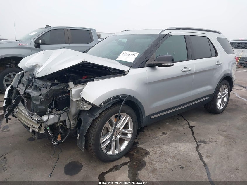 Vin: 1fm5k7d84hgc99385, lot: 46763398, ford explorer xlt 20172