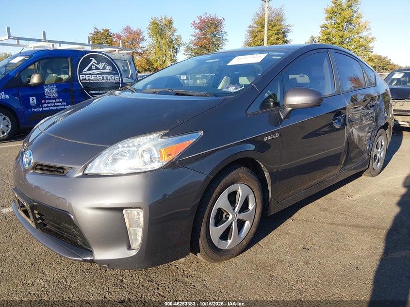 Vin: jtdkn3du0f1915944, lot: 46763452, toyota prius four 20152