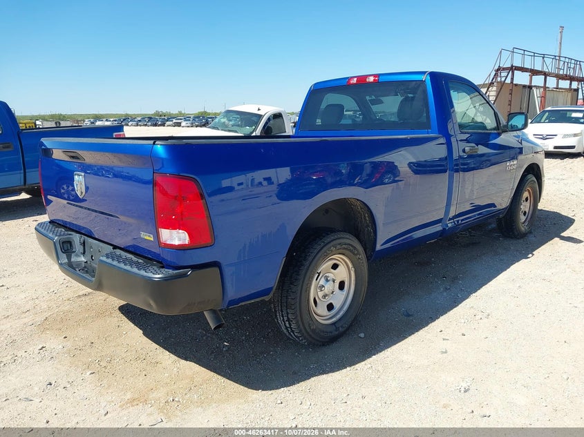 Vin: 3c6jr6dgxkg504971, lot: 46763486, ram 1500 classic tradesman  4x2 8' box 20194