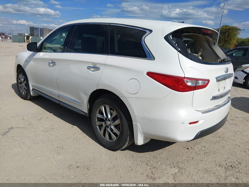 Vin: 5n1al0mm1ec515177, lot: 46763535, infiniti qx60 20143