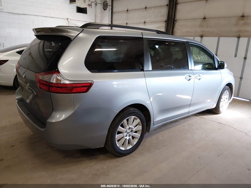 Vin: 5tdjk3dc8fs113026, lot: 46763582, toyota sienna le 7 passenger 20154