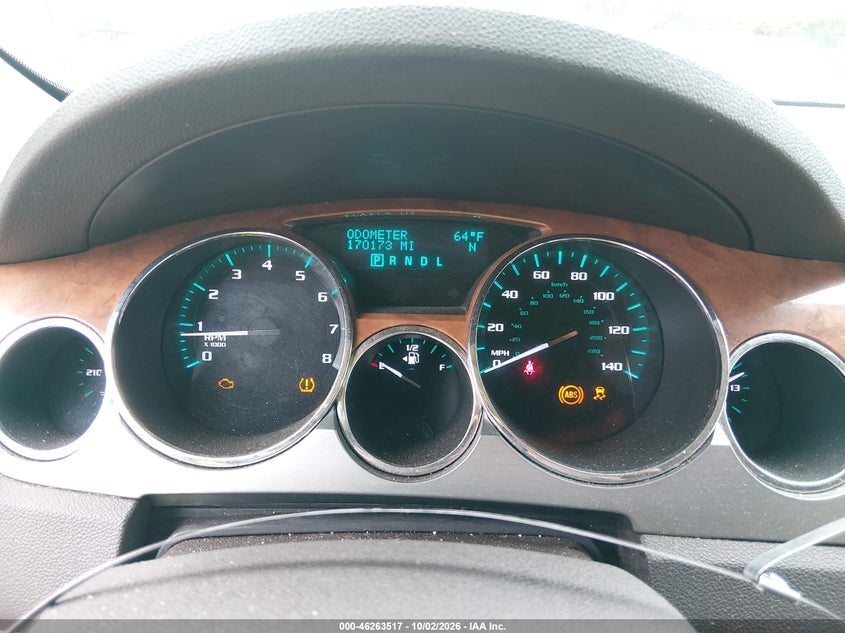 BUICK ENCLAVE 2011 VIN 5GAKRBED6BJ167144