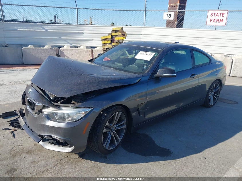 Vin: wba3n7c54ek222015, lot: 46763596, bmw 428i 20142