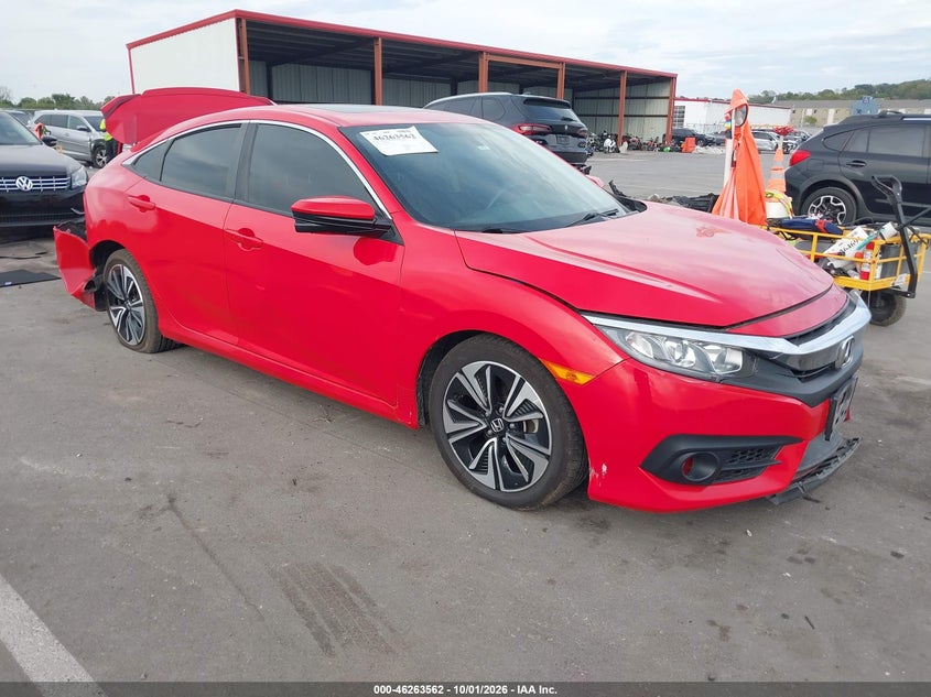 Vin: jhmfc1f71jx043085, lot: 46763631, honda civic ex-l 20181