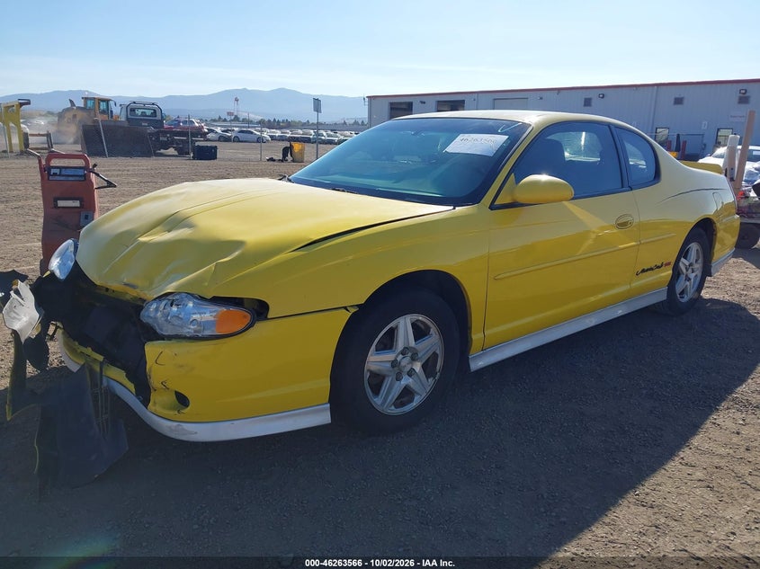 CHEVROLET MONTE CARLO 2003 VIN 2G1WX12K939201893