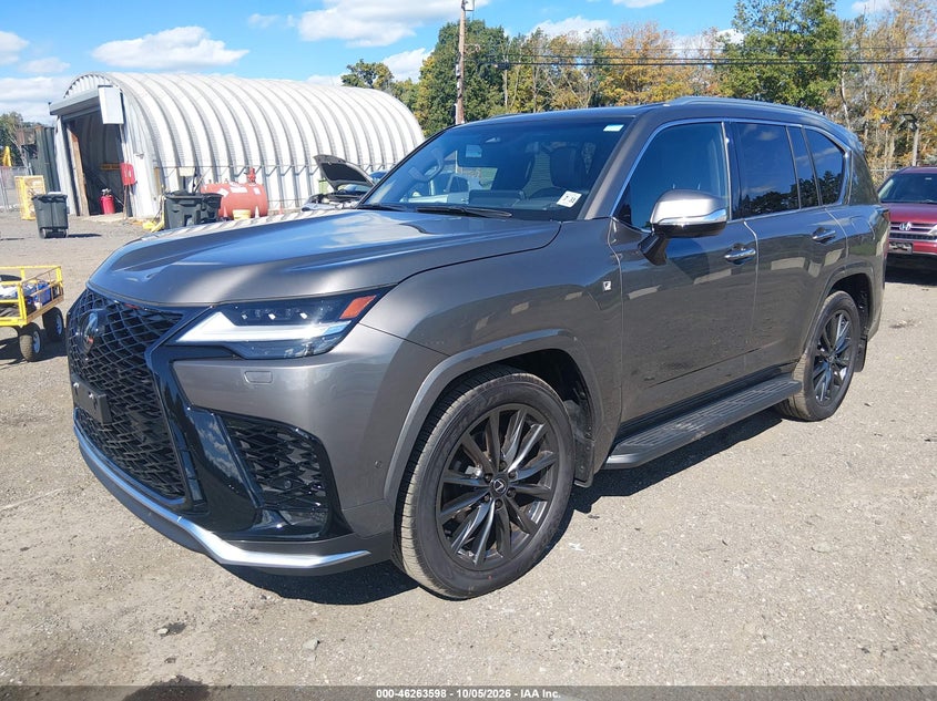 Vin: jtjmd7cx2t4014998, lot: 46763667, lexus lx 700h f sport handling 20262
