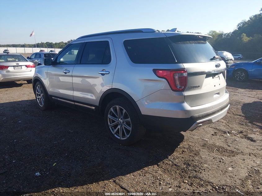 Vin: 1fm5k7f86gga18828, lot: 46763670, ford explorer limited 20163