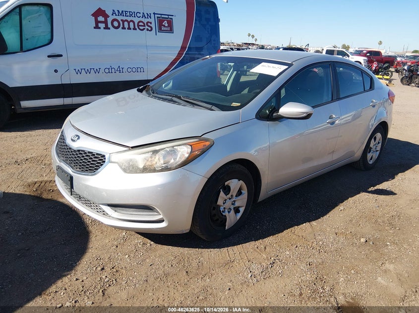 Vin: knafk4a67e5219320, lot: 46763694, kia forte lx 20142