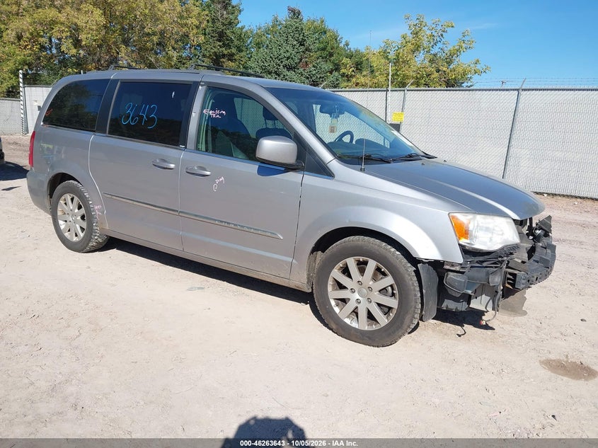Vin: 2c4rc1bg9er195088, lot: 46763712, chrysler town & country touring 20141
