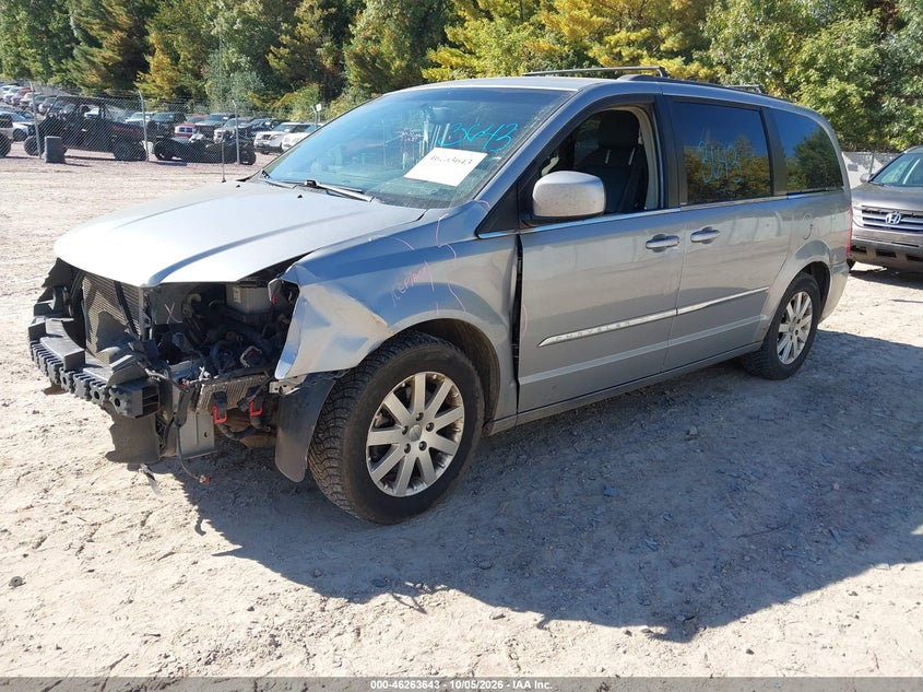Vin: 2c4rc1bg9er195088, lot: 46763712, chrysler town & country touring 20142